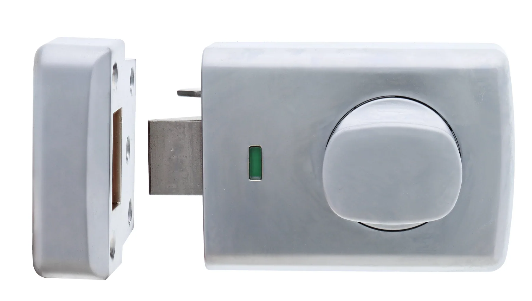 Keyless Deadlatch - Satin Steel